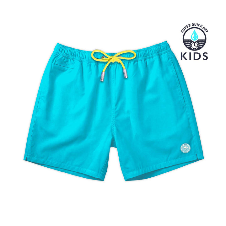 Bañador Kids Scuba Blue azul celeste sólido