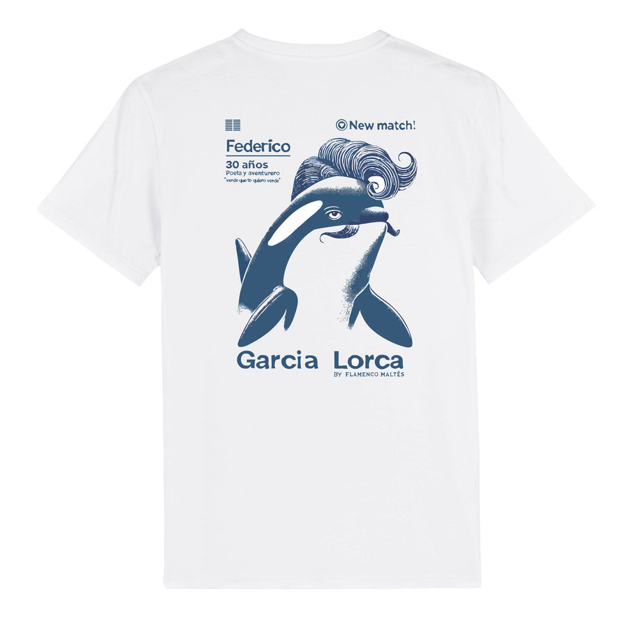 Camiseta New Match estampado perfil de la orca Garcia Lorca
