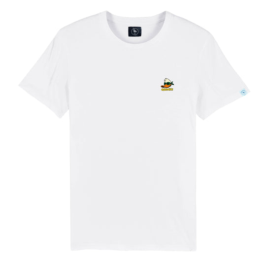 Camiseta Super Pato estampado cómic pato superhéroe
